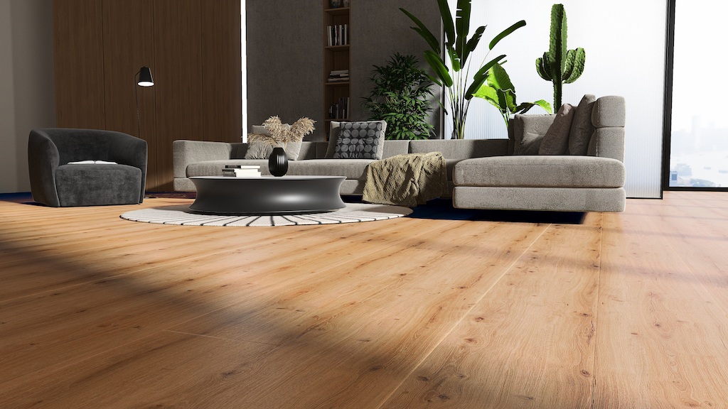 CLEOS HDF-Vinyl Eiche Costa XL-Breitdiele