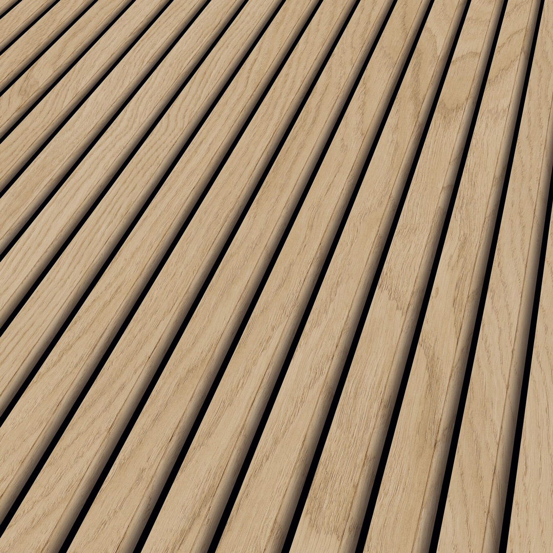 Akustikpaneel Eiche Ebro 3-seitig 3000 mm