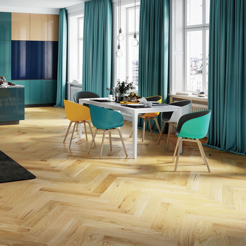 CLEOS Premium Fischgrät Eiche Caramell