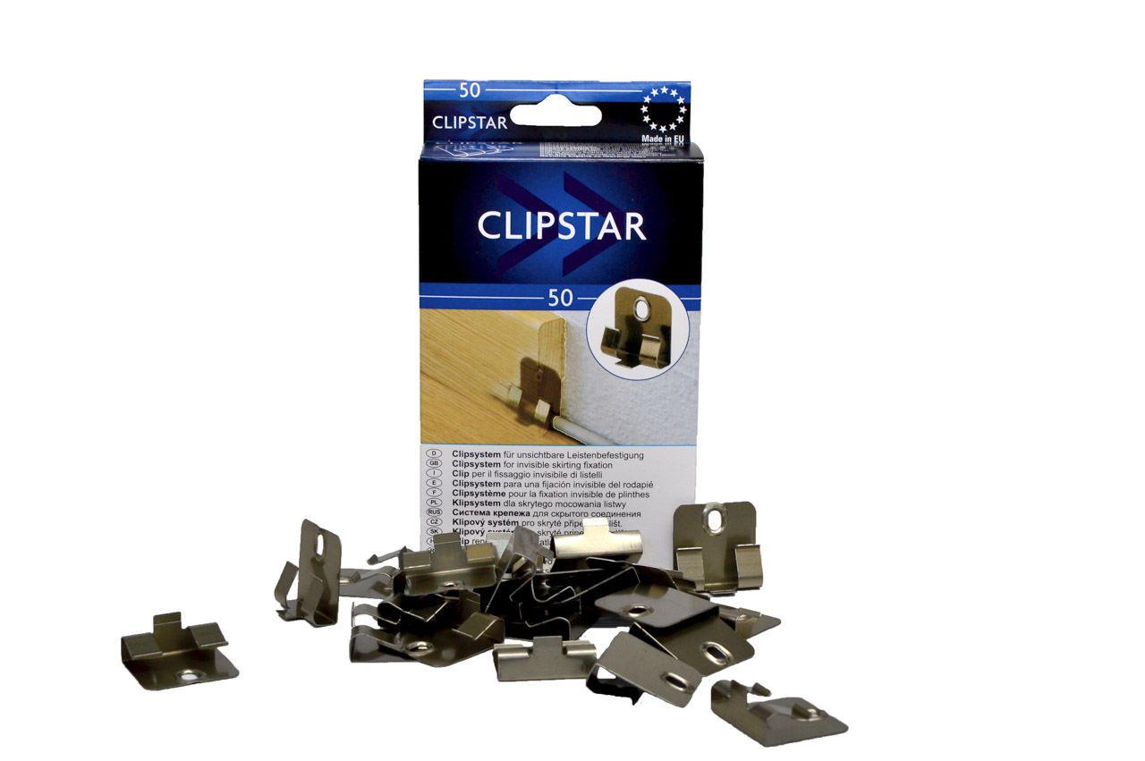 CLEOS Sockelleistenclips